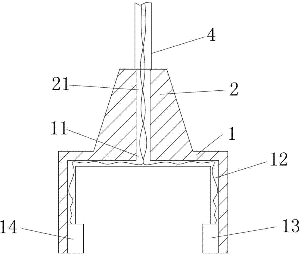 Ultrasonic measurement instrument for pile bottom sediment thickness