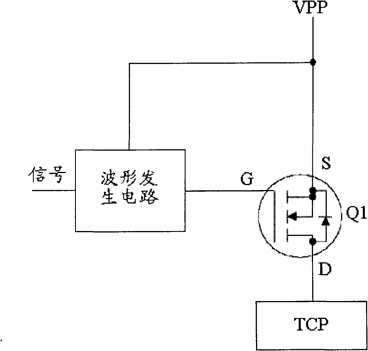 Control circuit of switching tube