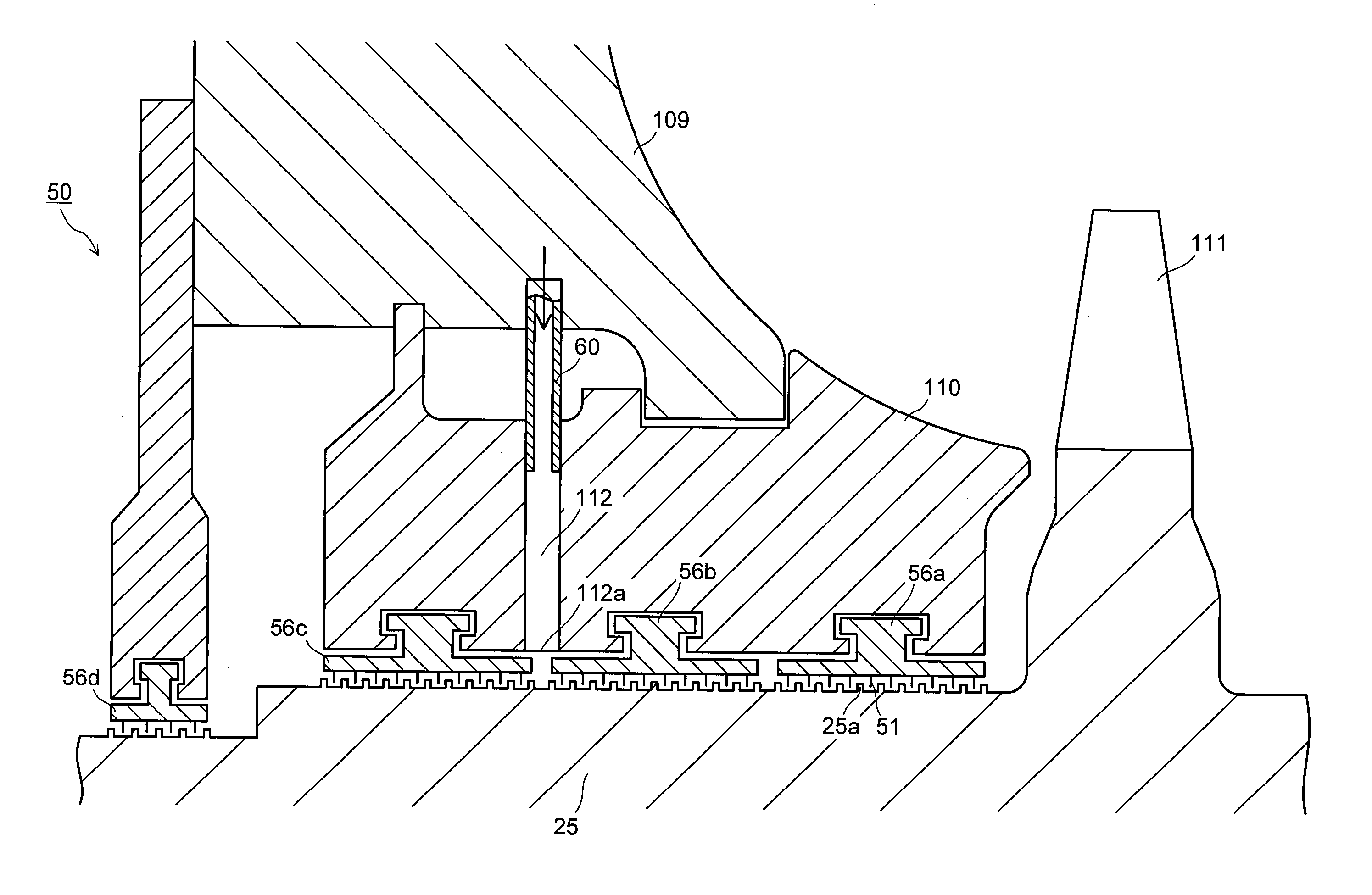 Steam turbine and method of cooling steam turbine