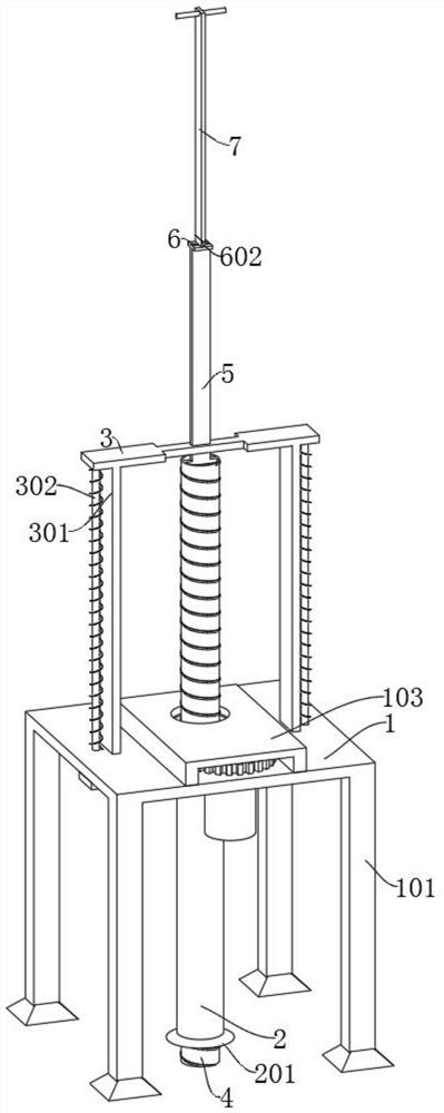 Soil detection device based on rapid soil collection