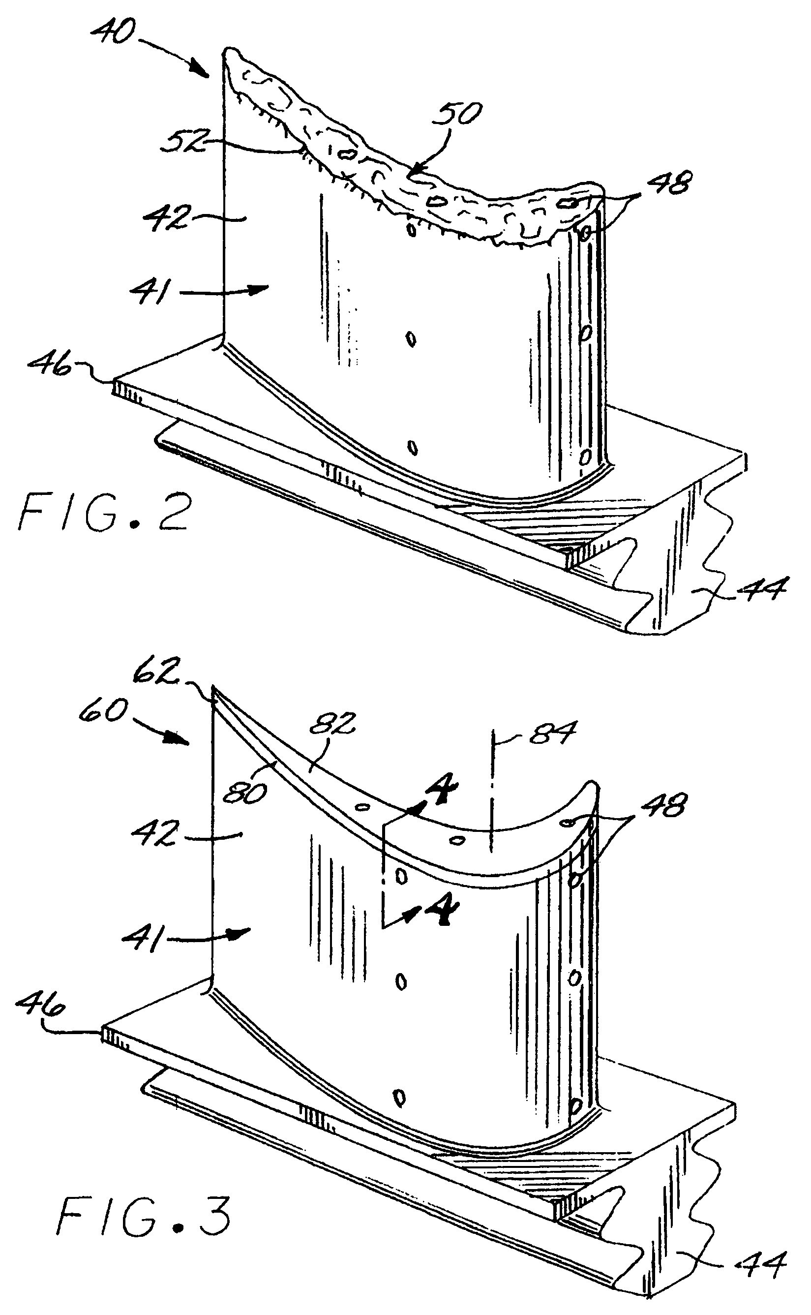 Repair of gas turbine blade tip without recoating the repaired blade tip