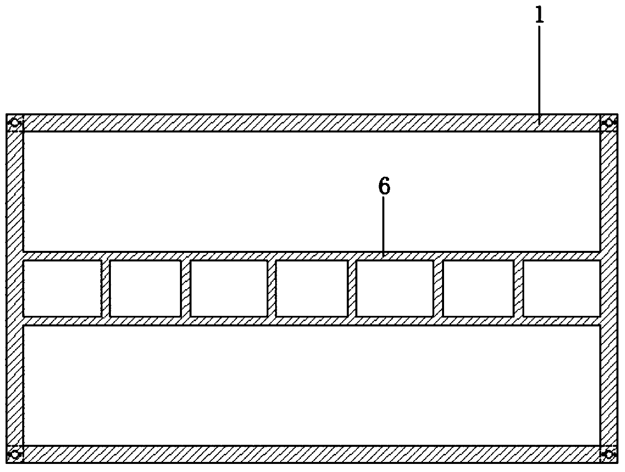 Vibration table test loading device with load decoupling function and using method