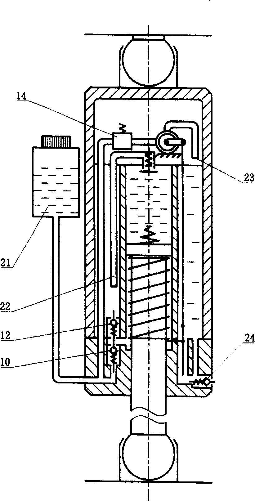 Oil-gas spring