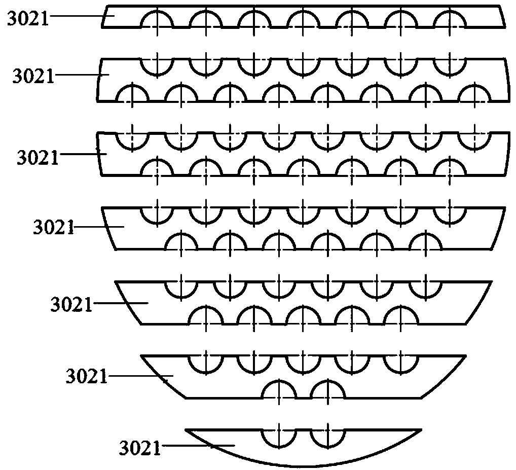 Elbow baffling structure of nuclear power plant heat exchanger