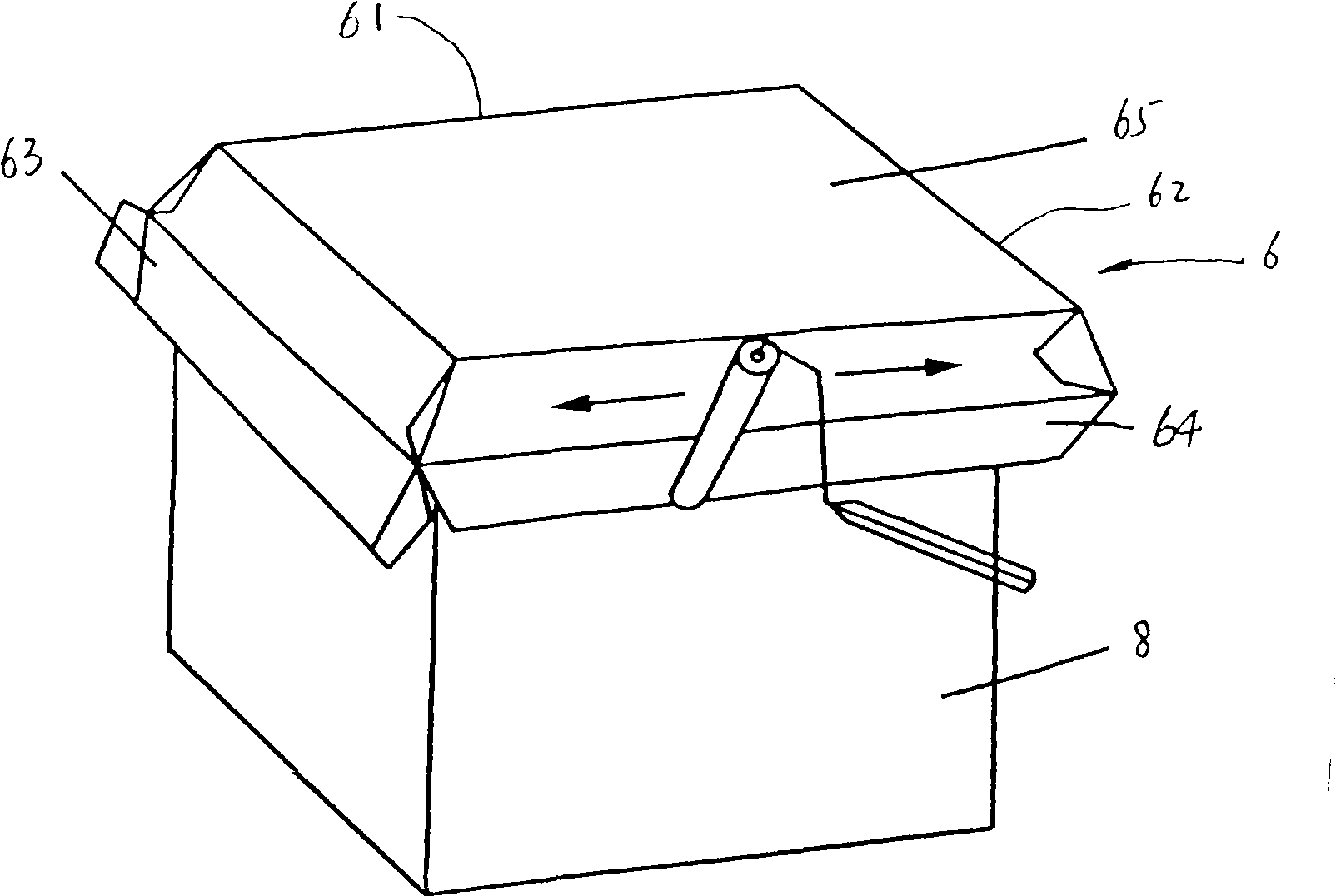 Production technique and device of large-area viscose cat litter paper-box