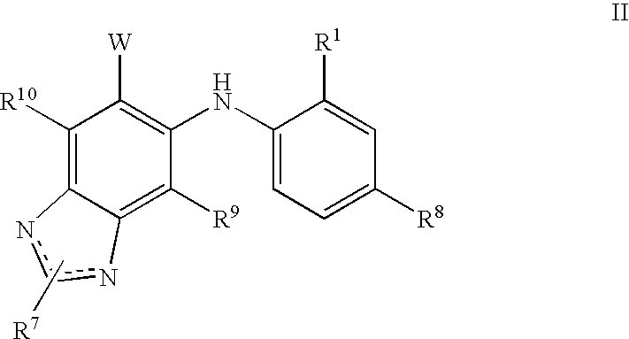 N3 alkylated benzimidazole derivatives as MEk inhibitors