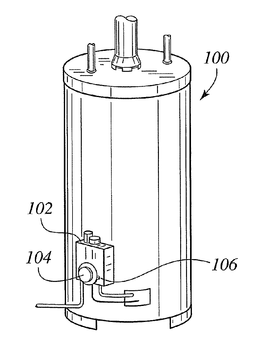 Tamper resistant temperature dial utilizing deflection pins