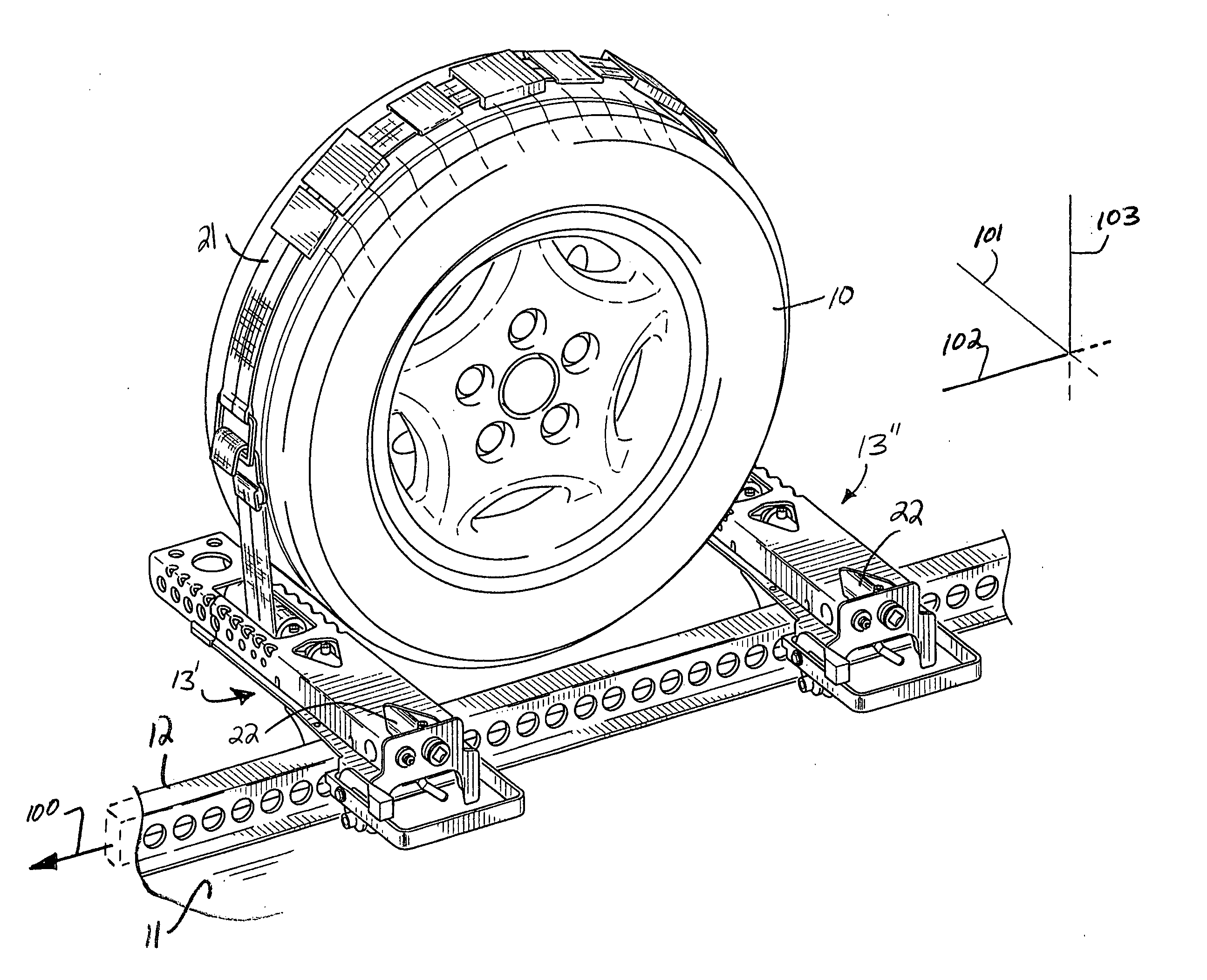 Low Profile Wheel Chocking System and Chock Construction