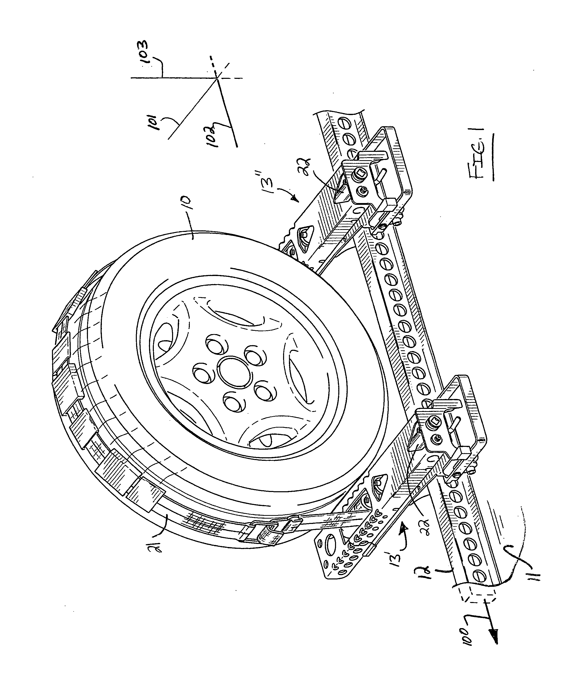 Low Profile Wheel Chocking System and Chock Construction