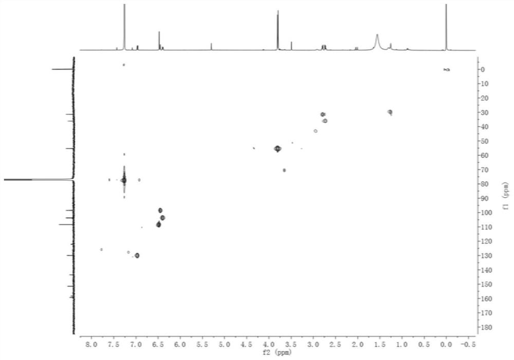 A stilbene compound with anti-enteritis activity in Qingdai and its preparation method and application