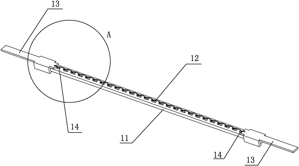 LED light-emitting lamp filament and LED bulb adopting same