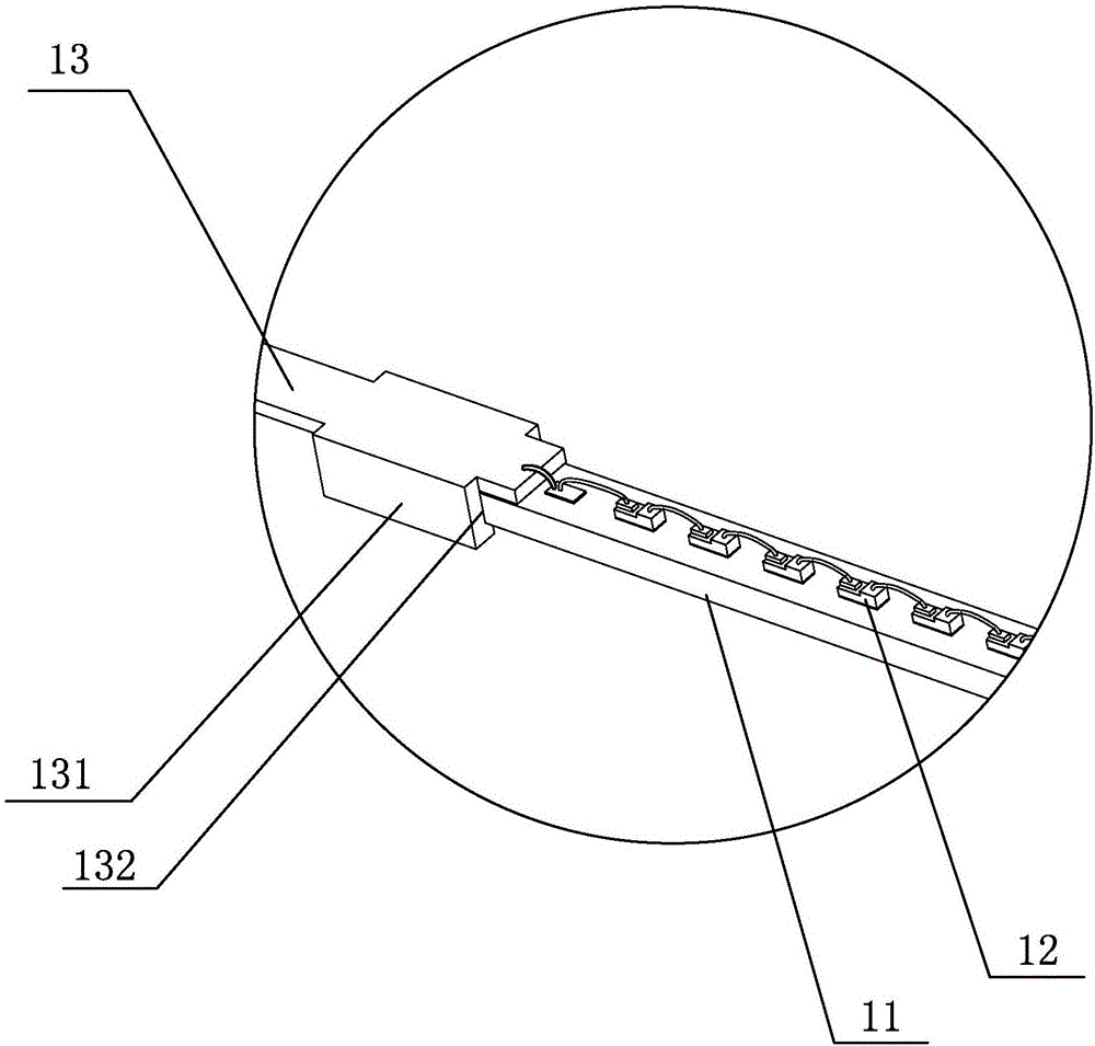 LED light-emitting lamp filament and LED bulb adopting same