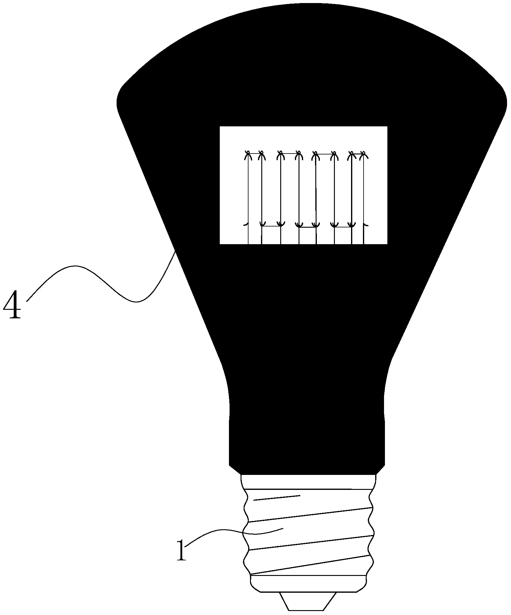 Luminous intensity detection standard lamp