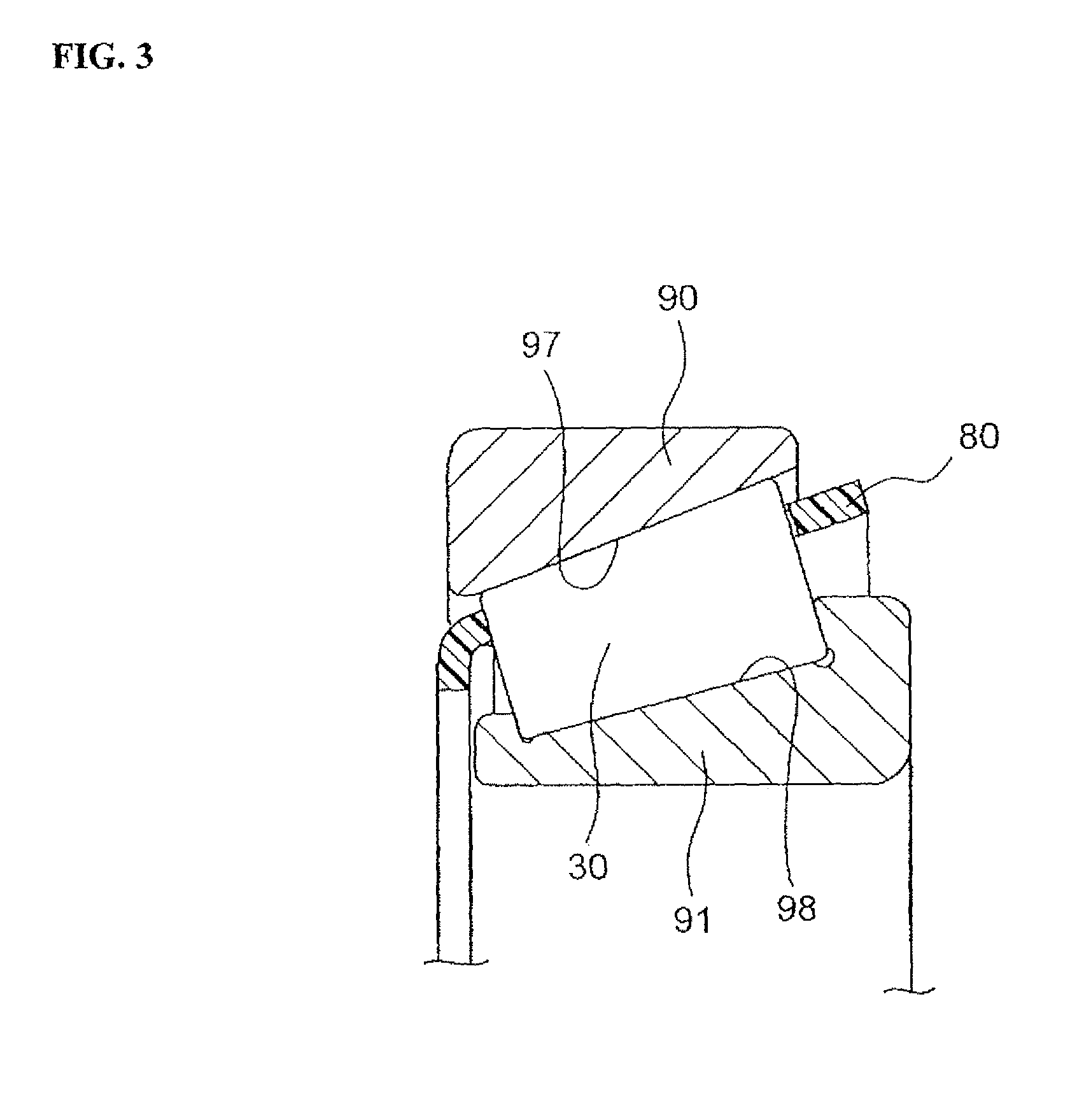 Conical roller cage