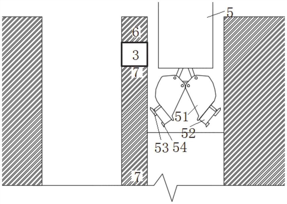 A construction method for connecting walls under ground for underground facilities