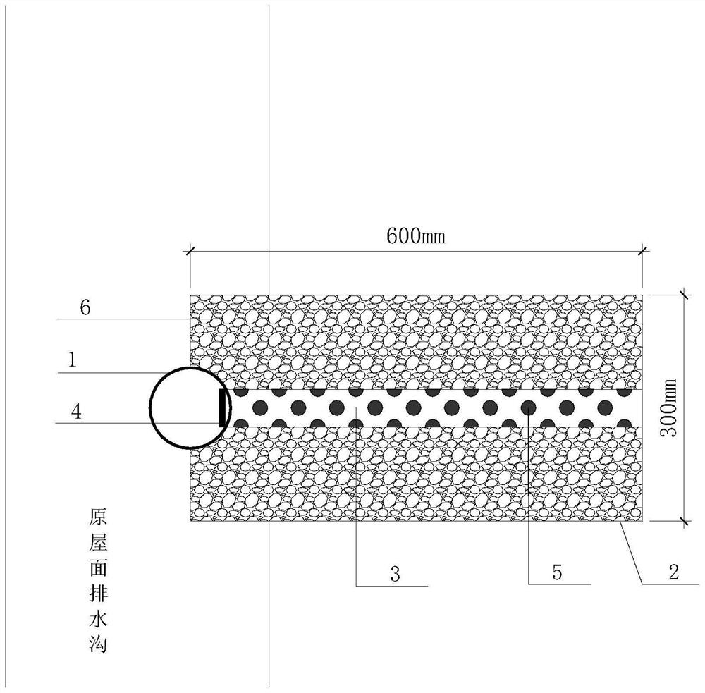 Construction method of concrete roof water leakage repairing system