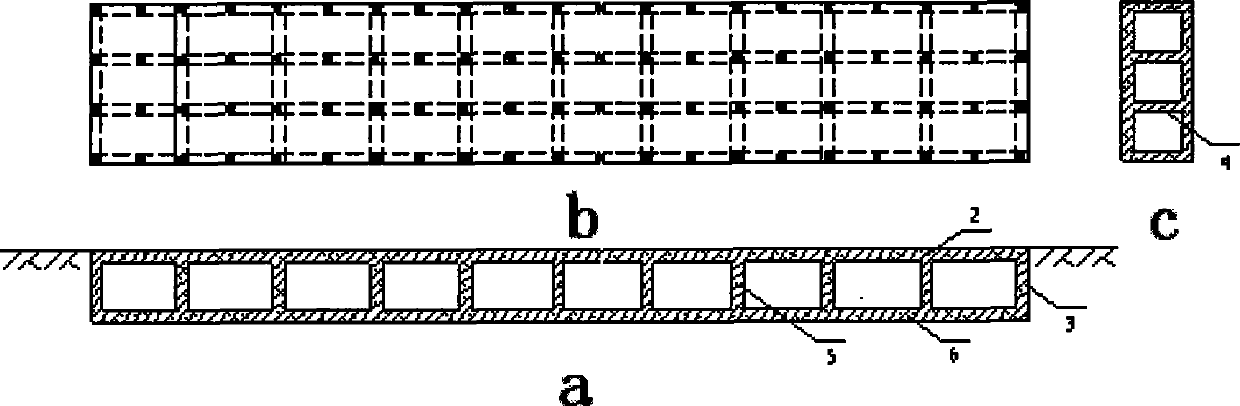 Airfield pavement structure with box-type shock-isolation foundation