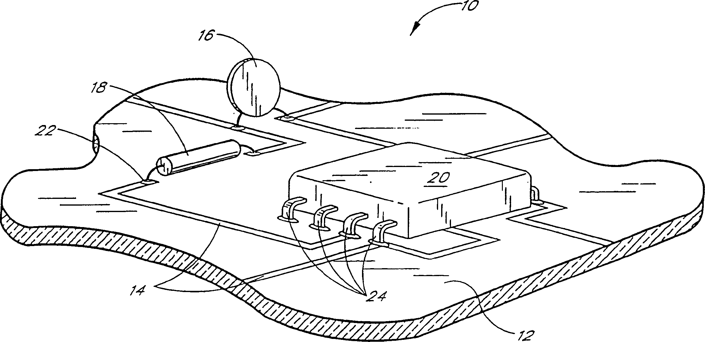 Printed circuit assembly, its mfg. method