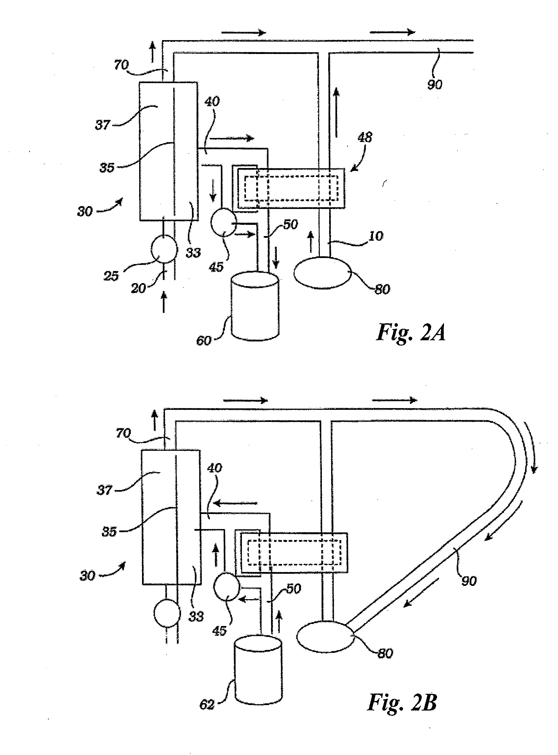 Fluid, circuits, systems, and processes for extracorporeal blood processing