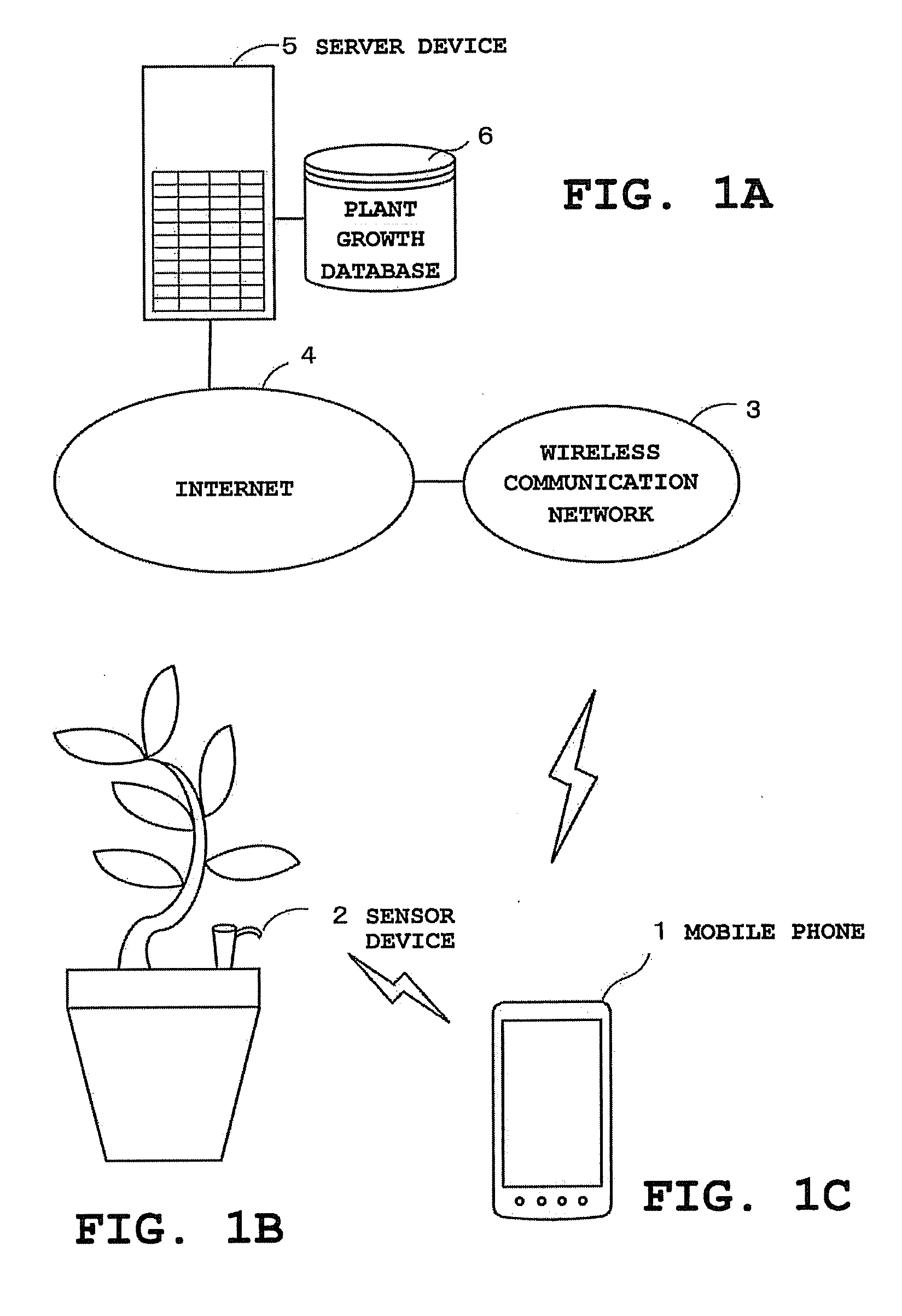 Information terminal device, growth management system and computer-readable medium
