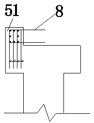 Quick construction structure for whole bridge and construction method thereof