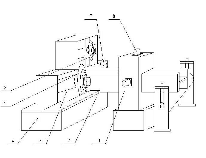 Three-segment profiled H-shaped steel rapid saw cutting device and method