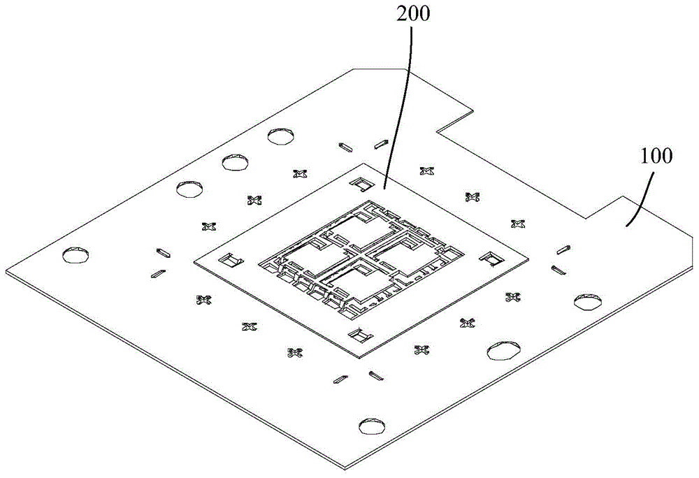 All-side-pin-free flat semiconductor device packaging structure and method