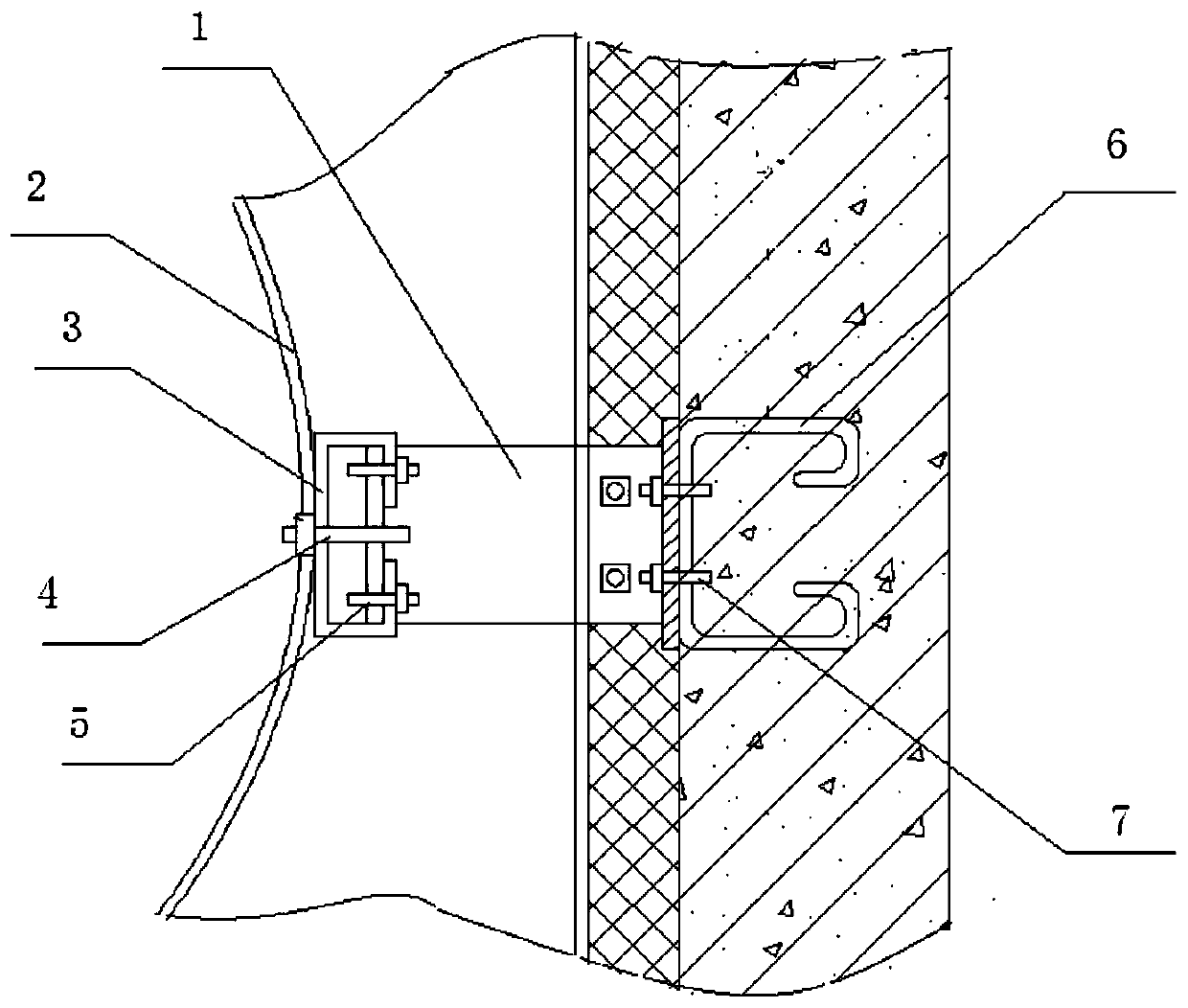 Method for making curved thin-film photovoltaic building skin and skin module used