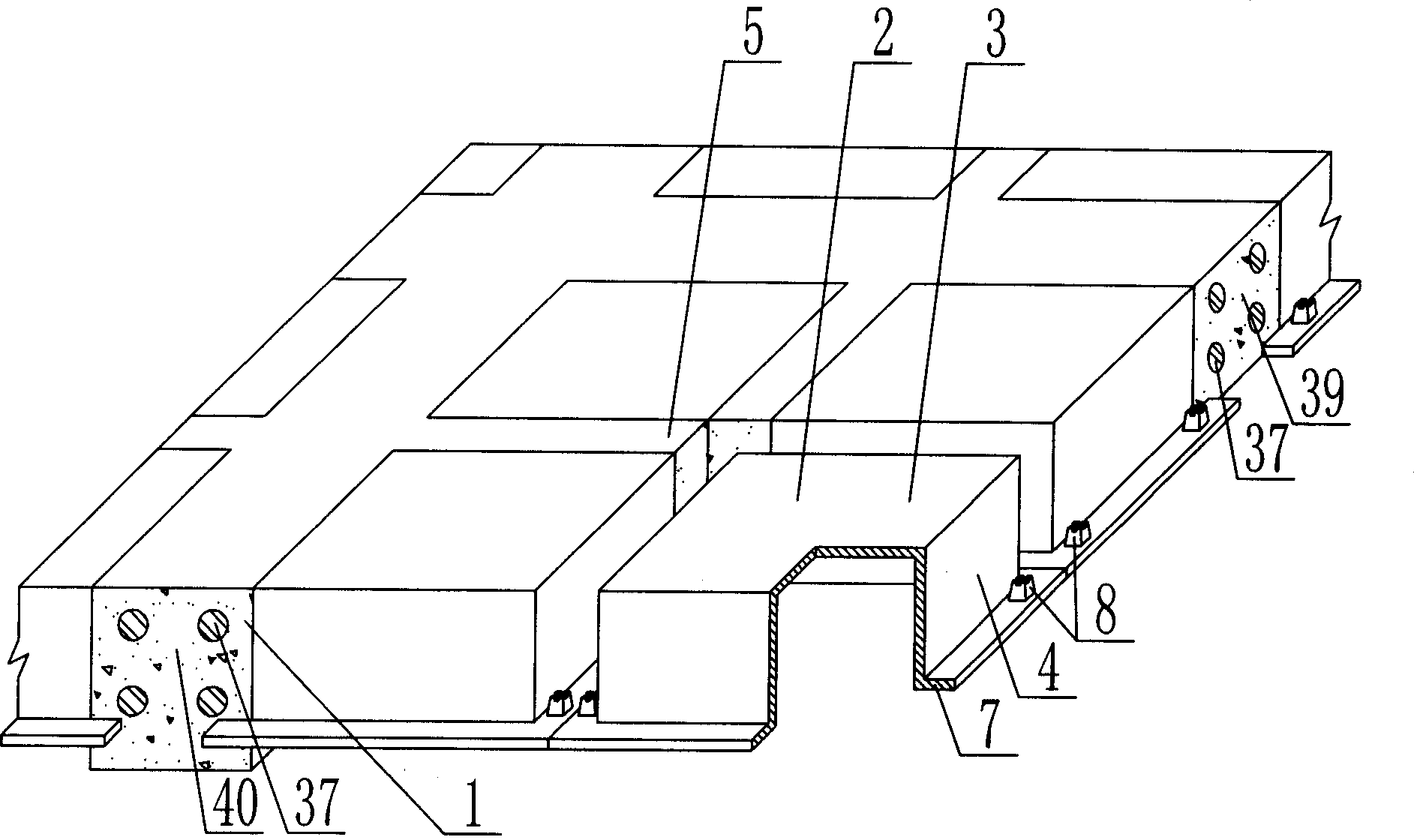 In-situ concrete plate