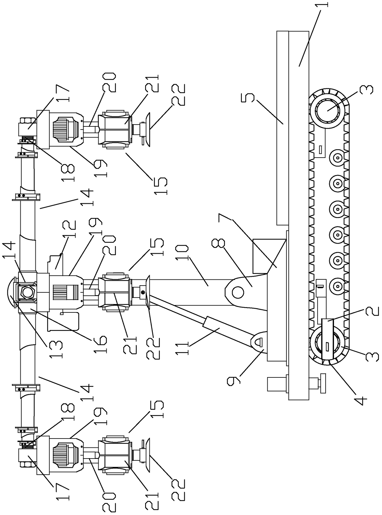 A kind of hoisting and conveying equipment for glass production line