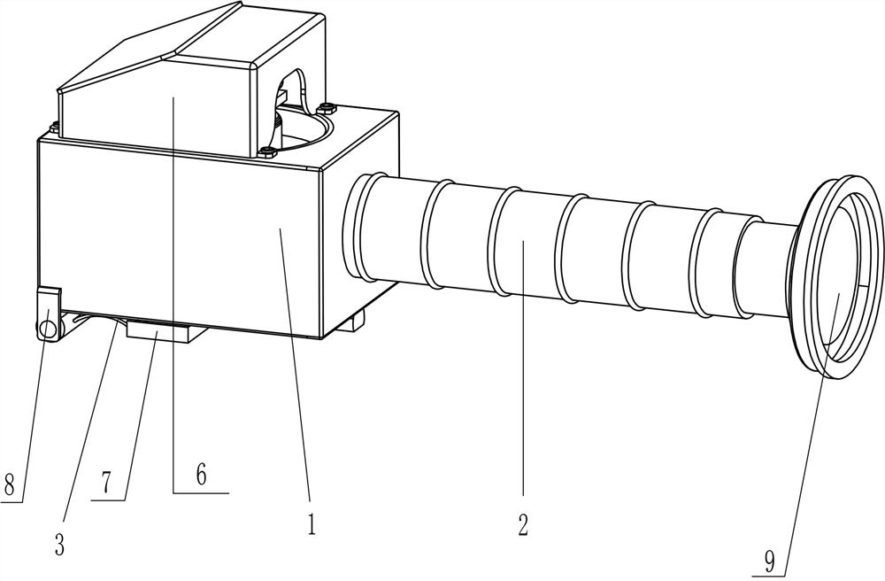 Non-contact medicine applying device for skin fungal infection medicine