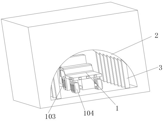 Anti-collision system of roadway engineering vehicle