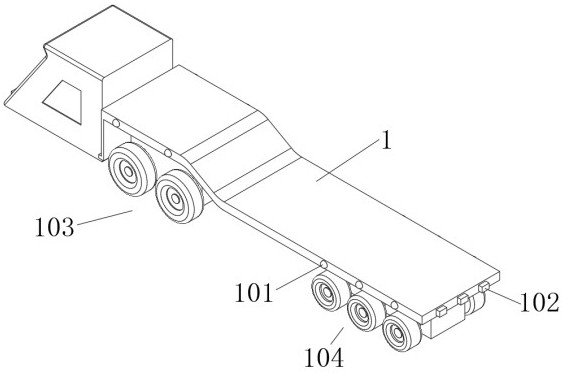 Anti-collision system of roadway engineering vehicle