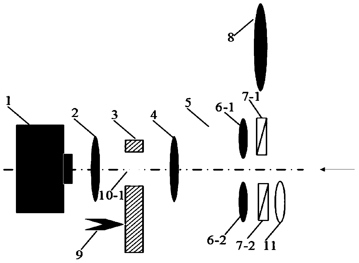 Switchable infrared spectrum polarization imaging device and measuring method thereof