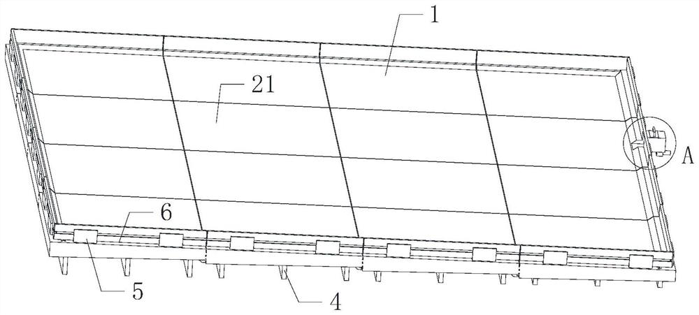 Self-adaptive prefabricated waterproof structure and mounting method thereof