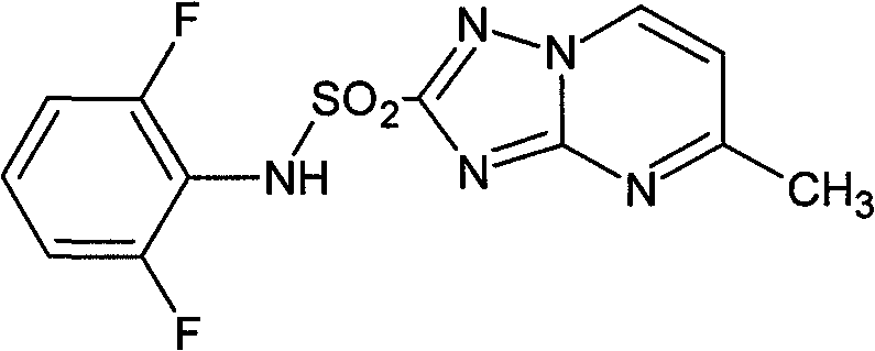 Herbicide composition including mesosulfuron-methyl and flumetsulam