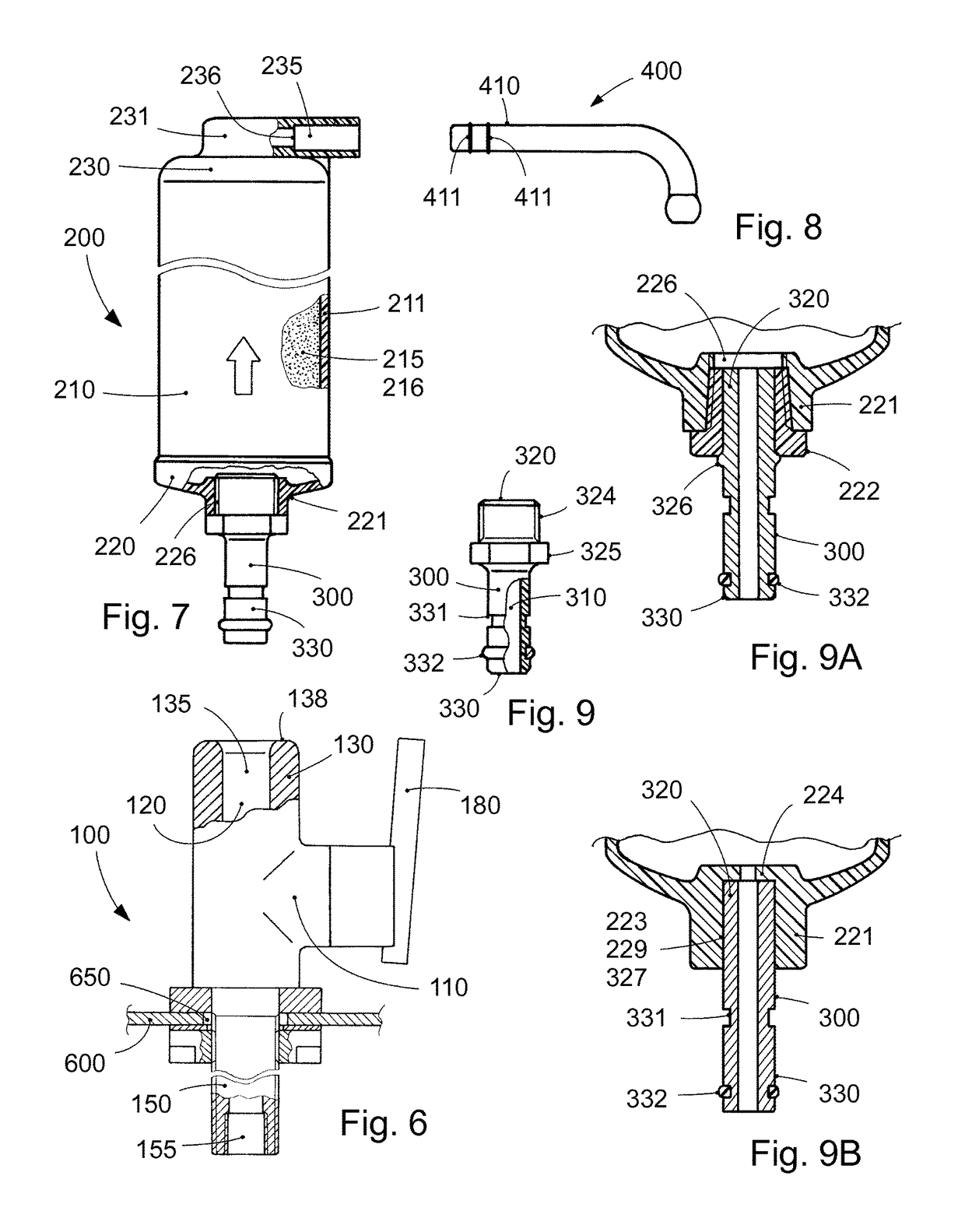Water filtration device and filter therefor