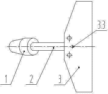 Front-mounted blowing structure bunching component
