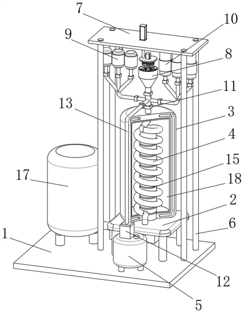 Chemical catalytic furnace with high sealing performance