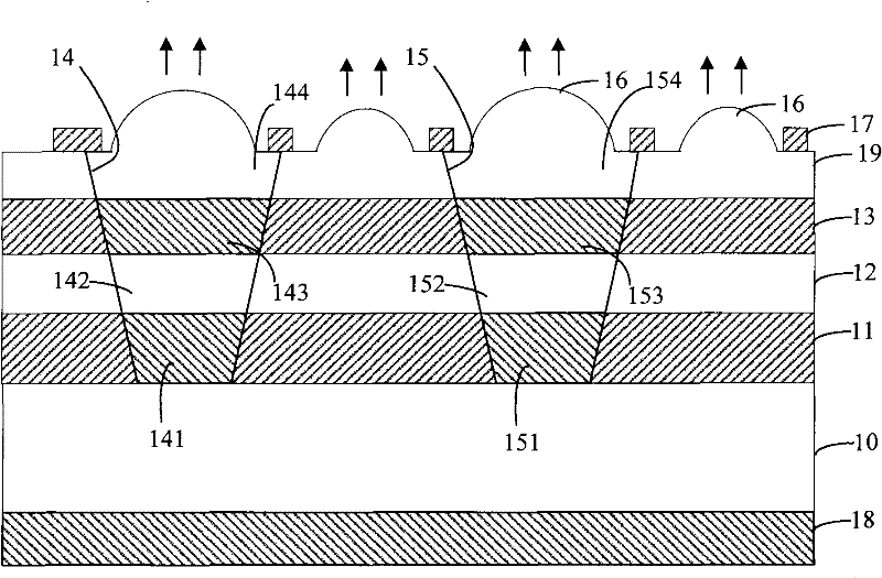 White LED chip and forming method thereof
