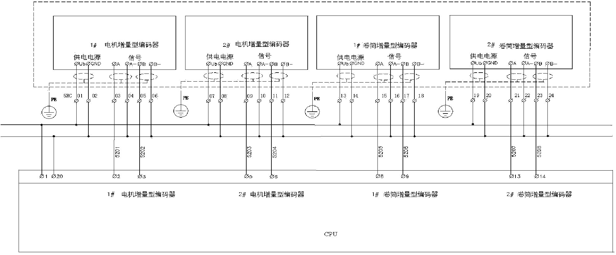 Safety-brake PLC (Programmable Logic Controller) control system with self recognition and control method thereof