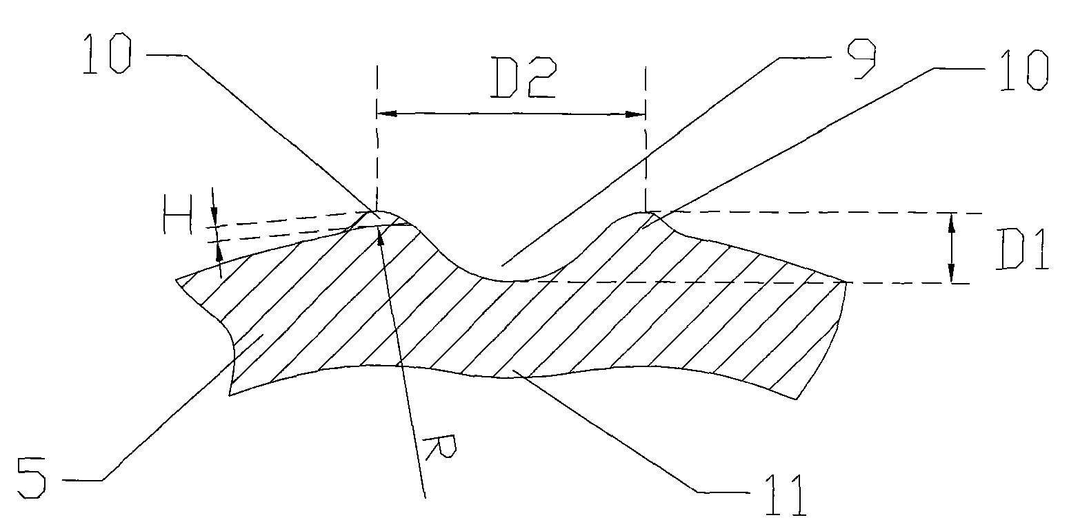 Axle and suspension connecting structure of semi-trailer