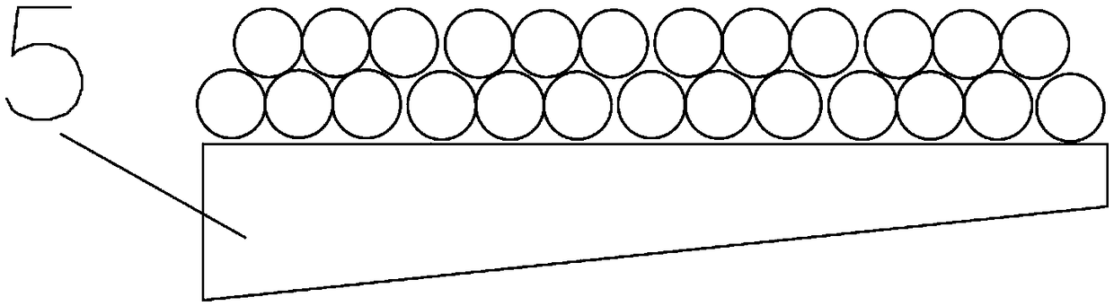 A pre-buried cable support and method for laying control cables in cable trenches