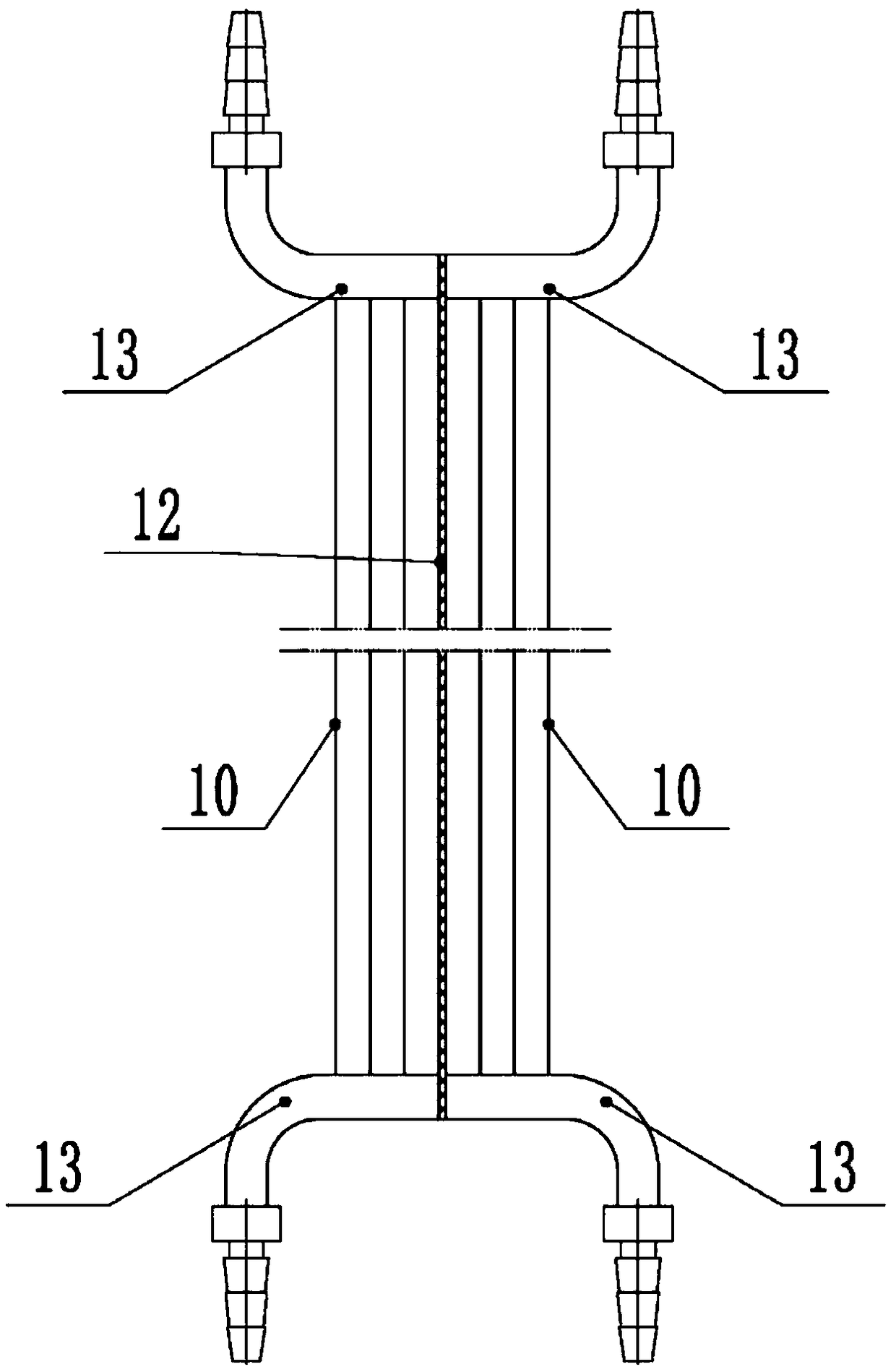 Opening-and-closing-type steel rail flash welding joint normalizing induction coil