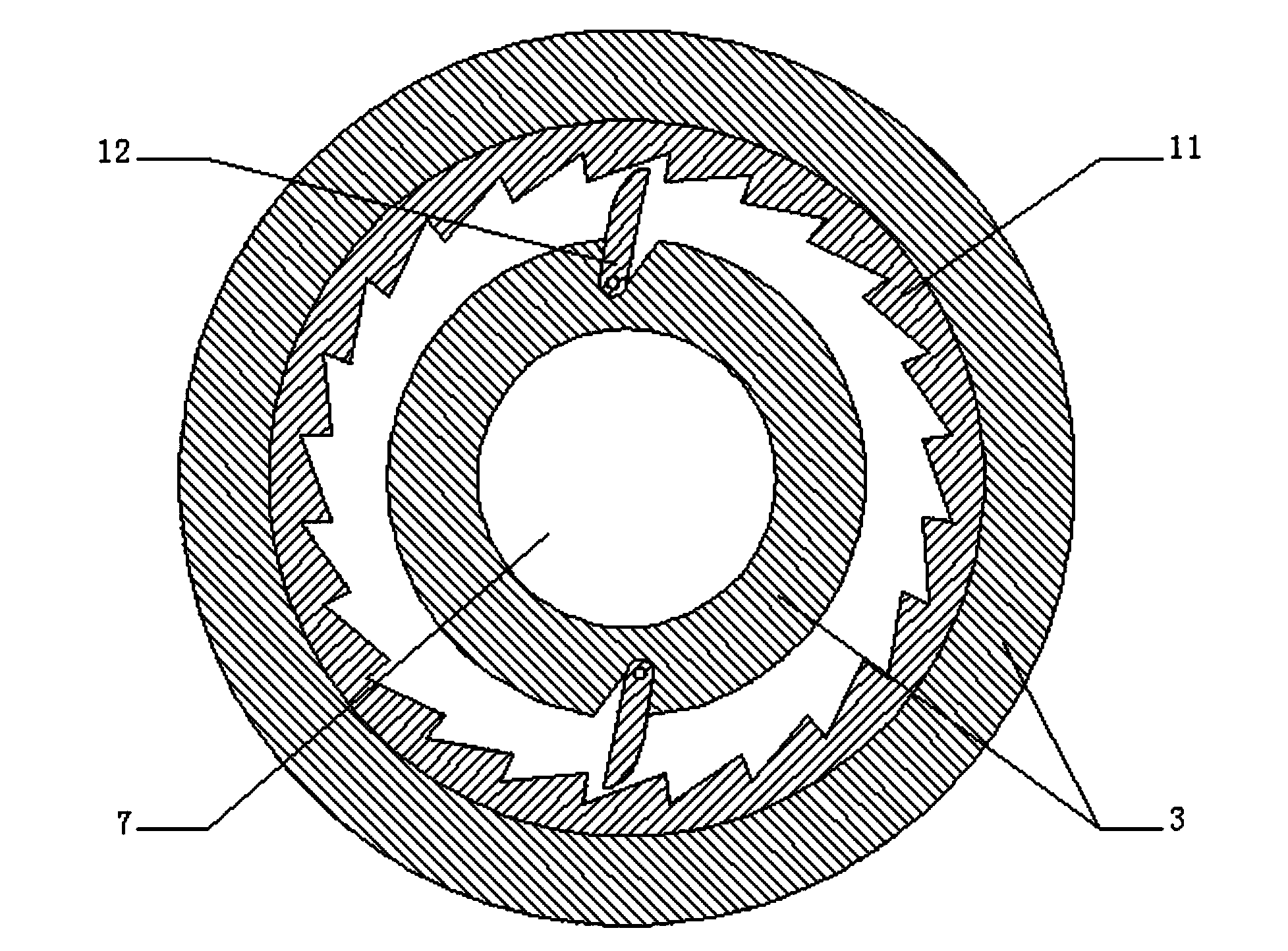 Wind driven generator system based on flywheel energy storage speed adjustment