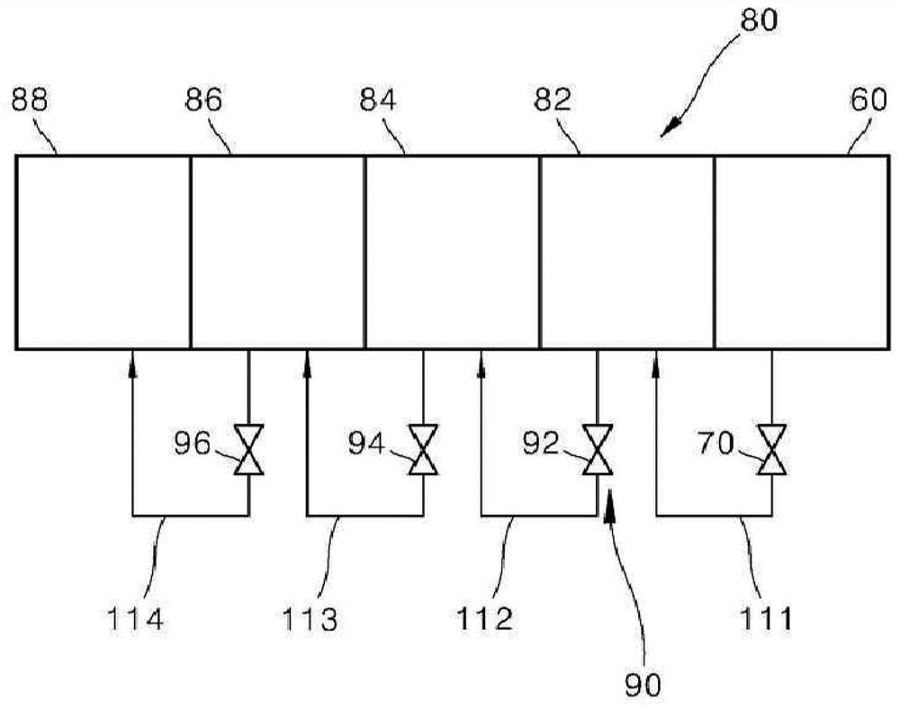 Multi-stage compression refrigeration device