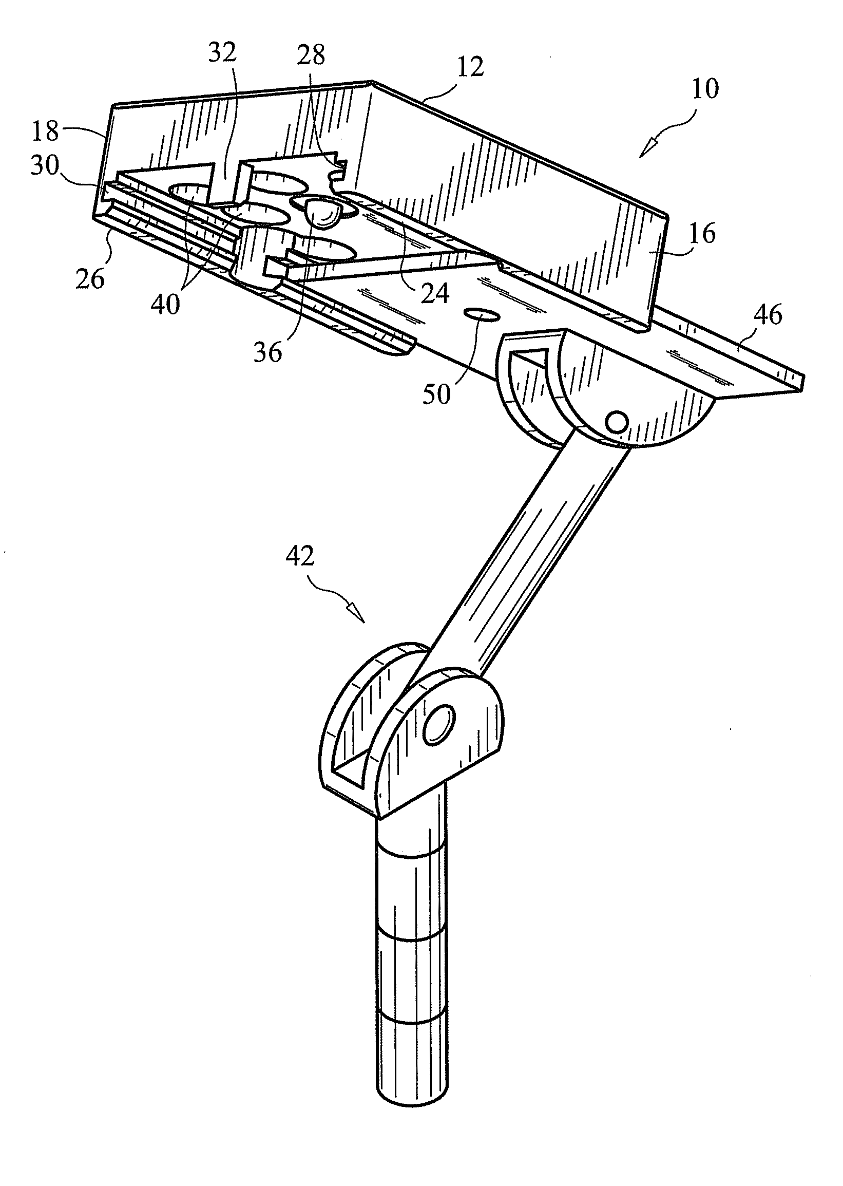 Adaptor for vehicle mounts