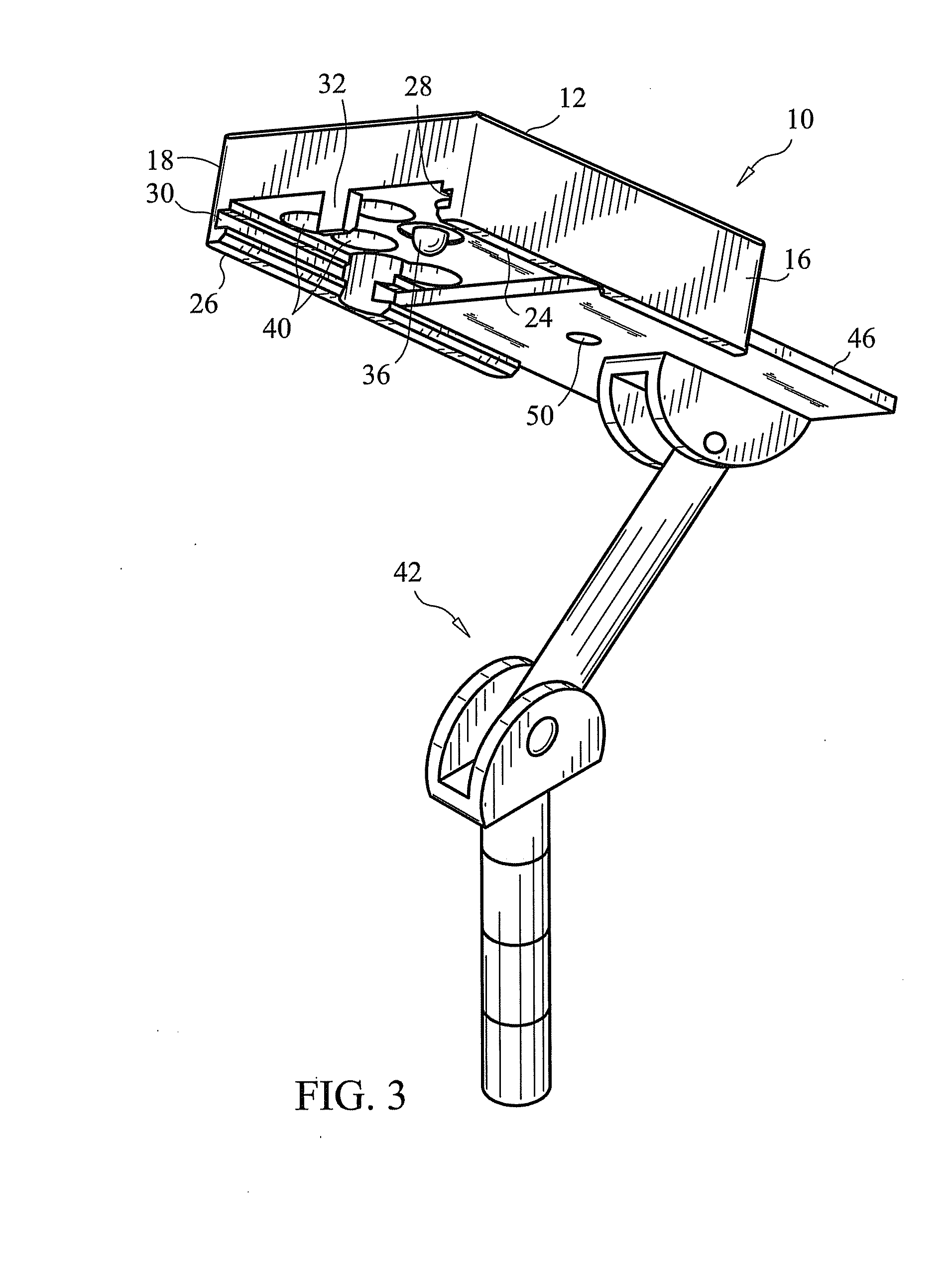 Adaptor for vehicle mounts