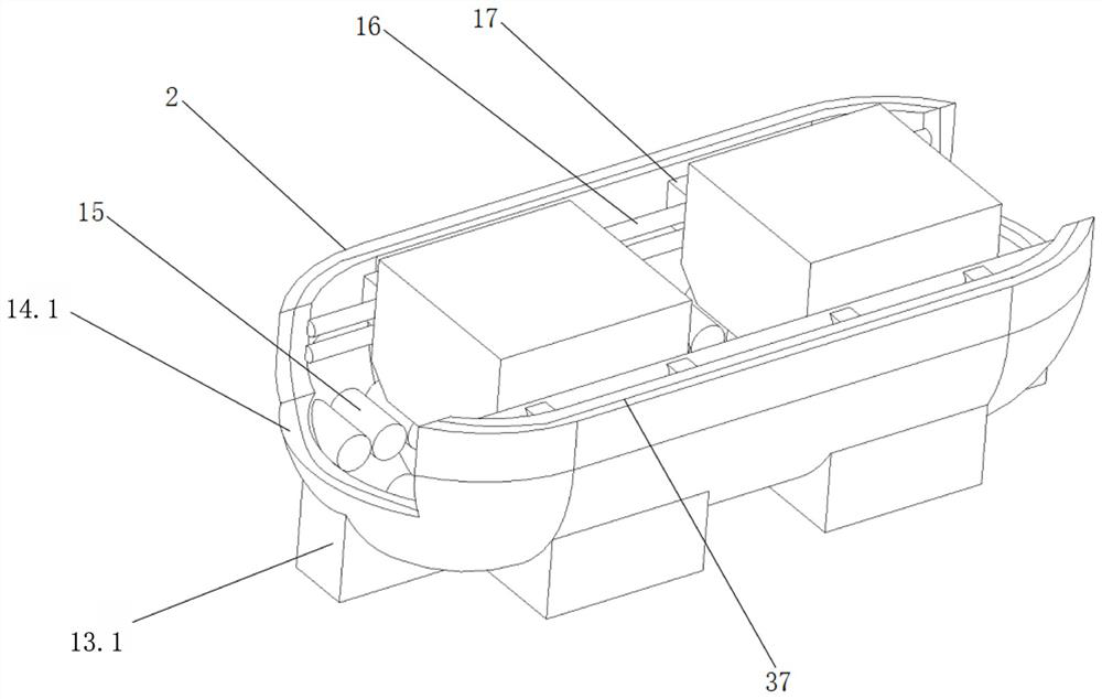 An anode carbon block carbon bowl cleaning unit convenient for subsequent transportation and its use method