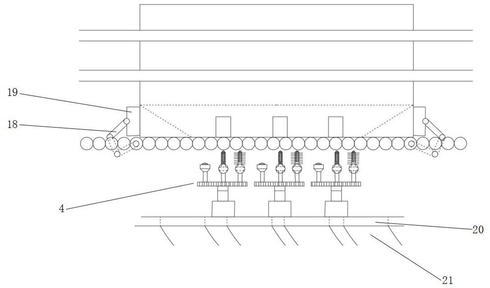 An anode carbon block carbon bowl cleaning unit convenient for subsequent transportation and its use method